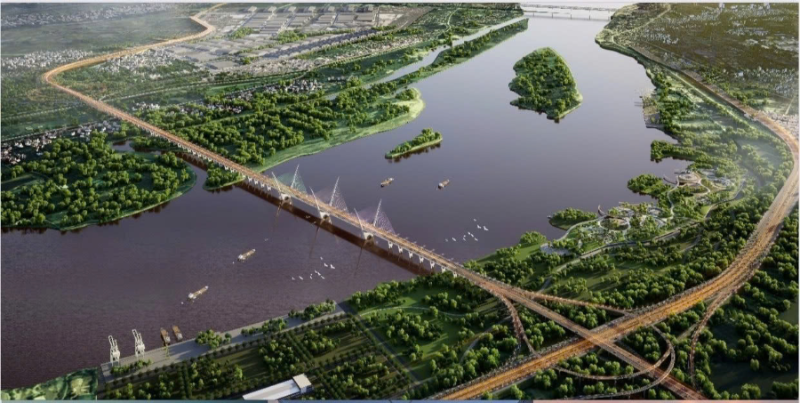 Hanoi commences construction of Thuong Cat Bridge Project